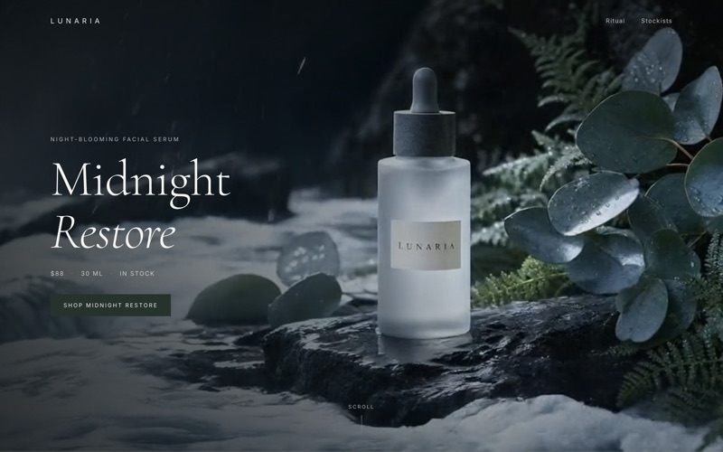 Beauty & skincare design preview